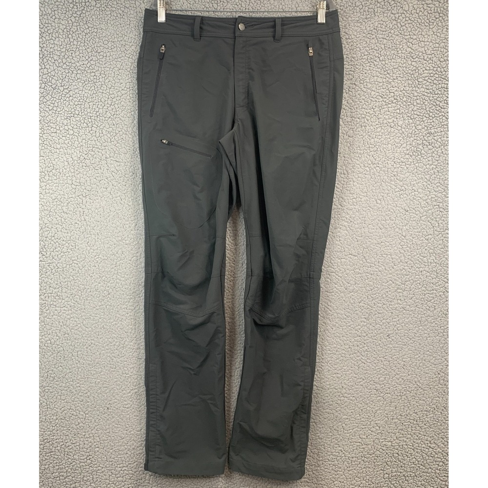 REI Co Op Pants Mens 34 x 32 Gray Cargo Pants Solid Water Resistant